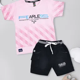 SHAKTI CREATION Boys Printed Top with Shorts-image-7