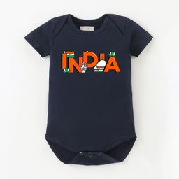 BLUSHES Infants Printed Pure Cotton Round Neck Bodysuit-image-35
