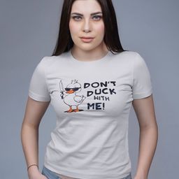 CREATIVE LINE Women Graphic Printed Round Neck Cotton Slim Fit T-shirt-image-80