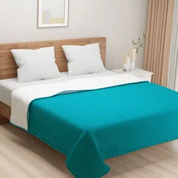 SWAYAM Blue AC Room 110 GSM Double Bed Dohar-image-71