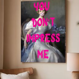 Art Street White & Pink 1 Piece Canvas Other Wall Paintings-image-91
