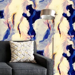 ArtzFolio Printed UV-Resistant Anti-Bacterial Flying Bird Feathers Imprints Peel & Stick Wallpaper-image-27