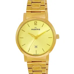 maxima Women Dial & Stainless Steel Straps Analogue Watch 69487CMLY-25