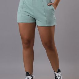 Converse Women Slim Fit Mid-Rise Outdoor Shorts-image-93