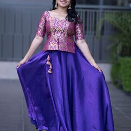 I LOVE SAREES Woven Design Ready to Wear Lehenga & Choli-picture-11