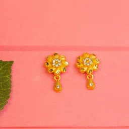 GOLD CASH Classic Studs Earrings-31