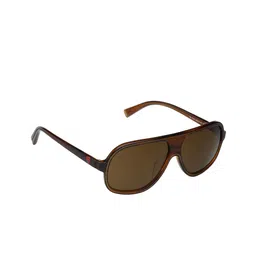 Tonino Lamborghini Unisex Square Sunglasses with UV Protected Lens TSL135-C044 BRN 60PN S-31
