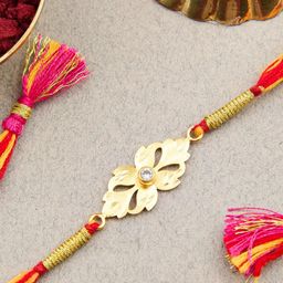 Fabindia Stone Studded Thread Rakhi-image-5