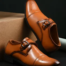 DESIDERIO Men Leather Monks-image-28