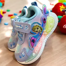 Binos Girls Round Toe Textured Velcro Sneakers-45