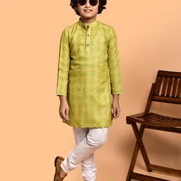 PRINTINDIA Boys Printed Regular Straight Kurta with Pyjamas-43