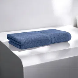 LANE LINEN Blue 1 Striped Cotton 575 GSM Bath Towel-51