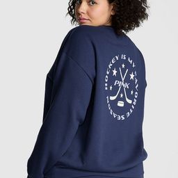 Victoria's Secret PINK Ivy Fleece Classic Crew Sweatshirt-picture-45