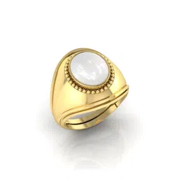 todani jems 4.25 Ratti Moonstone Stone Certified Gemstone Gold Plated | Adjustable Ring With Lab Certificate-picture-23