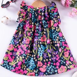 LULU & SKY Floral Print Fit & Flare Dress-image-55