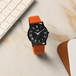 Ajanta Quartz Men Brass Patterned Dial & Straps Analogue Watch AWC131ESL 4-19