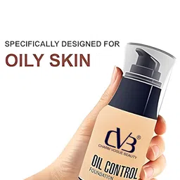 CVB Oil Control Full Coverage Dewy Foundation - 50 g - White Ivory image 4