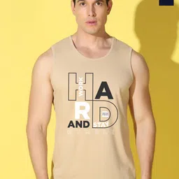 WOOSTRO Pack Of 2 Printed Combed Cotton Gym Vests VWS26(HARD RUST)(98 NAVY)-image-12