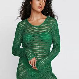 LULU & SKY Self Design Mini-Length Swimwear Cover Up Top-image-71