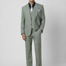Van Heusen Tailored Fit Single-Breasted 3 Piece Suits-image-36