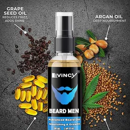 LIVINCY Advanced Beard Oil With Argan & Vitamin E - 50 ml image 5
