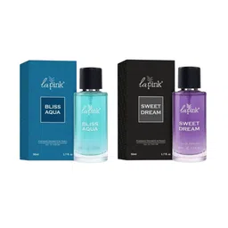 La Pink Set Of 2 Bliss Aqua Sweet Dream Long Lasting Eau De Parfum - 50 ml Each-78