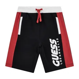 GUESS kids Boys Typography Printed Shorts-image-91