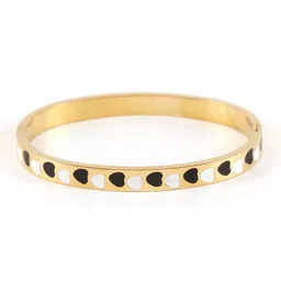DressBerry WomenHeart Design Cuff Bracelet-10