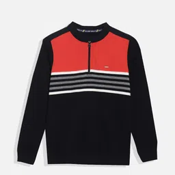 Allen Solly Junior Boys Striped Sweatshirt-picture-54