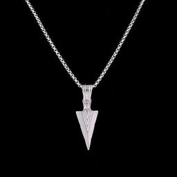 Omaya Jewels Arrow-Shaped Pendant With Chain-image-81