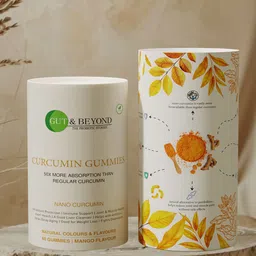 GUT & BEYOND Turmeric Curcumin Gummies - 60 Gummies - Mango Flavor-22