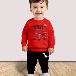MITANSH Kids Printed Round Neck Sweatshirt With Jogger-picture-48