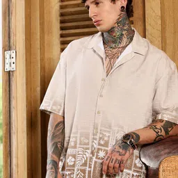 Campus Sutra Men Comfort Printed Casual Shirt-picture-44