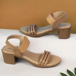 DressBerry Open Toe Back Strap Sandals-15