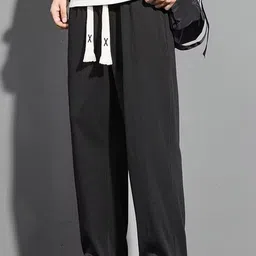 StyleCast Men Textured Relaxed-Fit Mid-Rise Track Pants-image-65