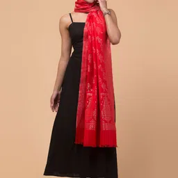 Tweedle Women Floral Woven Design Acrylic Shawl-image-87