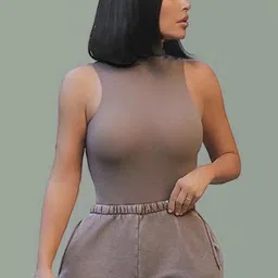 StyleCast Women Round Neck Sleeveless Bodysuit-image-92