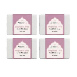 Al Nisa Set Of 4 Goat Milk Handmade Soap- 100 g Each image 1