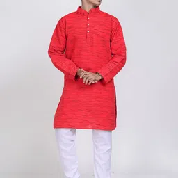 Voniry Men Regular Kurta with Pyjamas-image-58