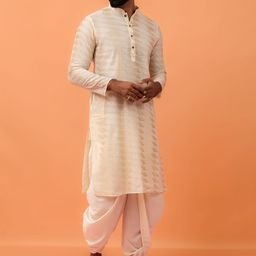 KISAH Men Thread Work Kurta-image-71