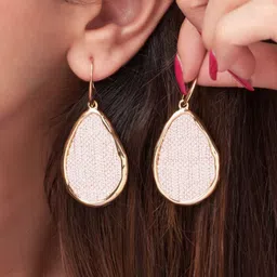 SALTY Teardrop Shaped Drop Earrings-image-91