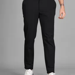 The Pant Project Men Stylish Slim Fit Mid-Rise Soft-Stretch-Comfort Chinos Trousers-39