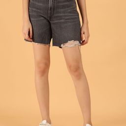 NoBarr Women Regular Fit Denim Shorts-image-23
