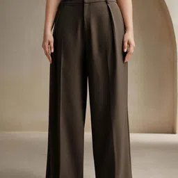 FNOCKS Women Relaxed Pleated Trousers-picture-20