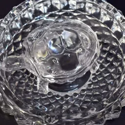 Navyaksh Transparent Feng Shui Crystal Turtle Tortoise Showpiece image 2