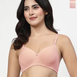 LILY dapyklis Full Coverage Lightly Padded Non-Wired Back Closure T-shirt Bra-picture-11