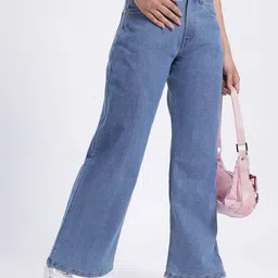 glitchez Women Mid-Rise Baggy Wide Leg Jeans-picture-11