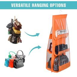 Kuber Industries Orange Set of 2 Regular Multi-Utility Organisers image 3