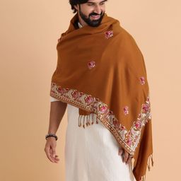 Tweedle Men Embroidered Stole-image-53