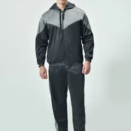 BAESD Men Colorblocked Hooded High-Rise Tracksuits-image-41